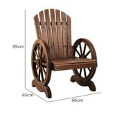 Hoxton Room Frodo Fir Wood Outdoor Lounge Chair