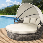 Hoxton Room Rill PE Wicker Outdoor Daybed