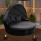 Hoxton Room Rill PE Wicker Outdoor Daybed