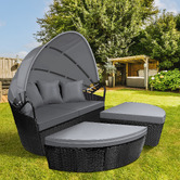 Hoxton Room Rill PE Wicker Outdoor Daybed
