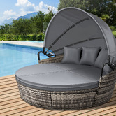 Hoxton Room Rill PE Wicker Outdoor Daybed