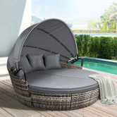Hoxton Room Rill PE Wicker Outdoor Daybed