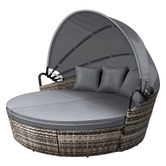 Hoxton Room Rill PE Wicker Outdoor Daybed