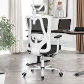Hoxton Room Ares High Back Office Chair with Footrest