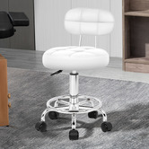 Hoxton Room Lora Faux Leather Salon Stool