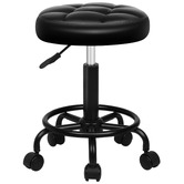 Hoxton Room Zora Faux Leather Office/Salon Stool