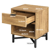 Hoxton Room Odin Bedside Table