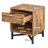 Hoxton Room Odin Bedside Table
