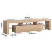 Hoxton Room Caron LED Entertainment TV Unit