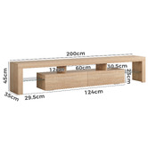 Hoxton Room Caron LED Entertainment TV Unit