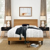 Hoxton Room Valentin 1 Drawer Rattan Bedside Table