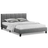 Hoxton Room Grey Cassandra Upholstered Bed