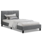 Hoxton Room Grey Cassandra Upholstered Bed