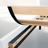 Hoxton Room White Kyle Faux Leather Bed