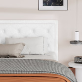 Hoxton Room White Hoyce Boucle Gas Lift Bed