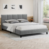 Hoxton Room Grey Cassandra Upholstered Bed