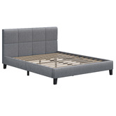 Hoxton Room Grey Cassandra Upholstered Bed