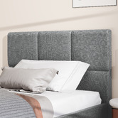 Hoxton Room Grey Cassandra Upholstered Bed