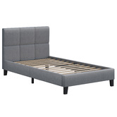 Hoxton Room Grey Cassandra Upholstered Bed
