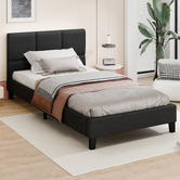 Hoxton Room Black Cassandra Upholstered Bed