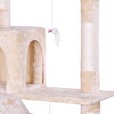 Hoxton Room 180cm Fir Wood &amp; Plush Cat Scratching Tree