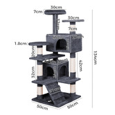 Hoxton Room 132cm Mafdet Cat Tree