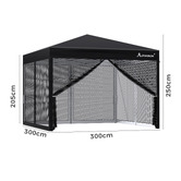Hoxton Room 3 x 3m Kelvin Mesh Outdoor Pop-Up Gazebo