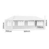 Hoxton Room 9 x 3m Augustin Outdoor Gazebo