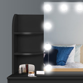 Hoxton Room 2 Piece Taimi Dressing Table &amp; Stool Set