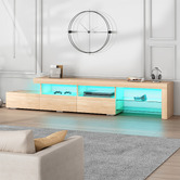 Hoxton Room 221cm Lavigne LED Entertainment TV Unit