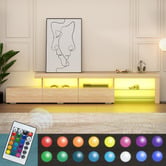 Hoxton Room 221cm Lavigne LED Entertainment TV Unit