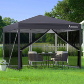 Hoxton Room 3 x 3m Kelvin Mesh Outdoor Pop-Up Gazebo