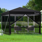 Hoxton Room 3 x 3m Kelvin Mesh Outdoor Pop-Up Gazebo