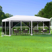 Hoxton Room 6 x 3m Kelvin Mesh Outdoor Pop-Up Gazebo