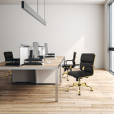 Hoxton Room Gabrielle Faux Leather Executive Chair