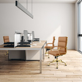 Hoxton Room Gabrielle High Back Faux Leather Executive Chair