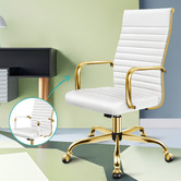 Hoxton Room Milton Faux Leather Executive Chair