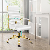 Hoxton Room Milton Faux Leather Executive Chair