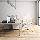 Hoxton Room Milton Faux Leather Executive Chair