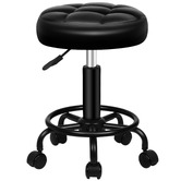 Hoxton Room Zora Faux Leather Office/Salon Stool