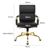 Hoxton Room Gabrielle Faux Leather Executive Chair