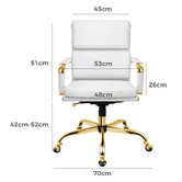 Hoxton Room Gabrielle Faux Leather Executive Chair