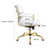 Hoxton Room Gabrielle Faux Leather Executive Chair