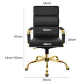 Hoxton Room Gabrielle High Back Faux Leather Executive Chair