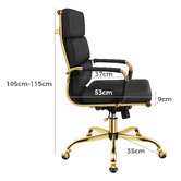 Hoxton Room Gabrielle High Back Faux Leather Executive Chair