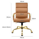 Hoxton Room Gabrielle High Back Faux Leather Executive Chair