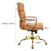 Hoxton Room Gabrielle High Back Faux Leather Executive Chair