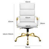 Hoxton Room Gabrielle High Back Faux Leather Executive Chair