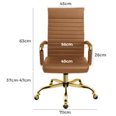 Hoxton Room Milton Faux Leather Executive Chair
