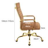 Hoxton Room Milton Faux Leather Executive Chair
